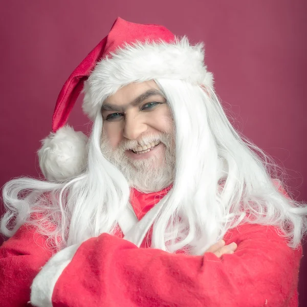 Sorrindo homem de Natal — Fotografia de Stock