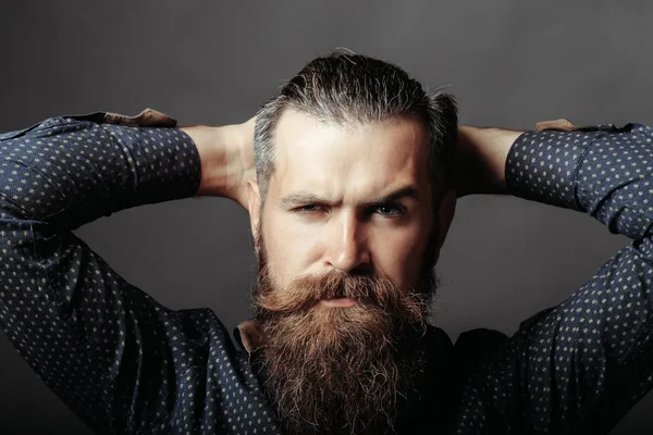 Bearded handsome man — Stock Photo, Image