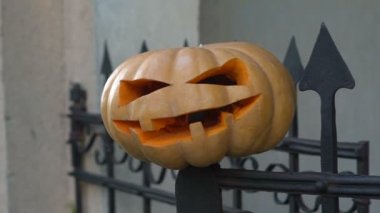 Oyma Halloween balkabağı slowmotion 