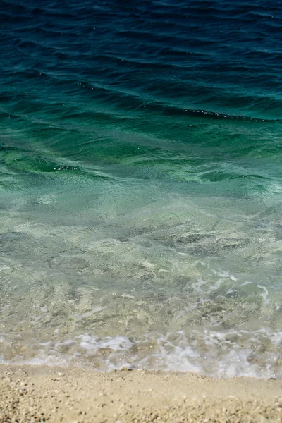 Modré moře nebo oceán vody — Stock fotografie