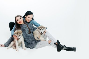 denim husky ile kız