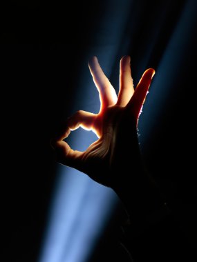 El hareketi spotlight içinde