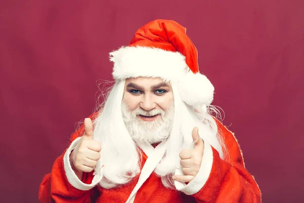 Sorrindo homem de Natal — Fotografia de Stock