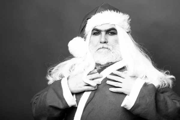 Vážný muž vánoční — Stock fotografie