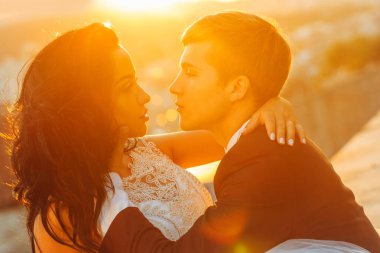 Genç yeni evli çift