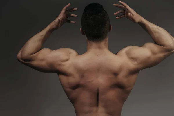 Sexy muscular man athlete — Stock Photo, Image