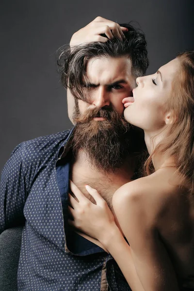 Sexy man and woman — Stock Photo, Image