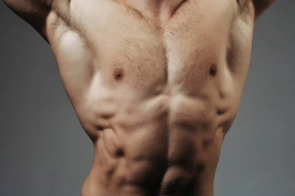 섹시 한 근육 질의 남자 선수 — 스톡 사진