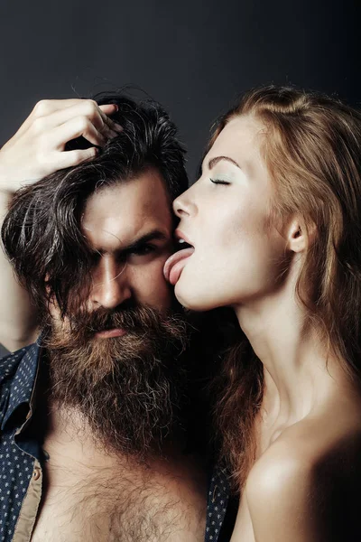 Sexig man och kvinna — Stockfoto