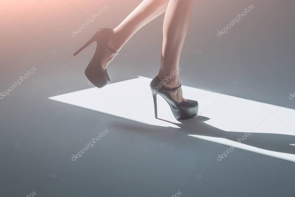 Female sexy legs in shoes