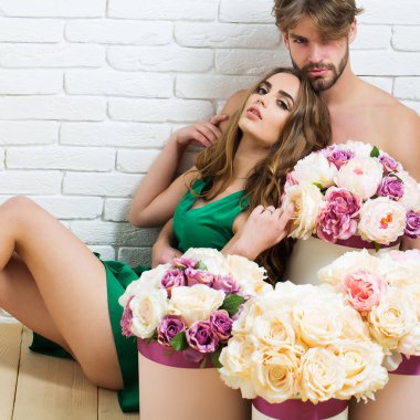 Seksi çift aşık katta