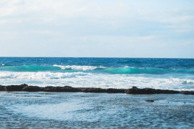 mavi deniz ya da okyanus dalgaları