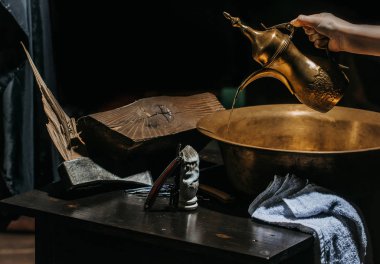 Vintage Kuaför ya da tıraş makinesi araçları