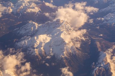 Alp Dağları arka plan Christmas