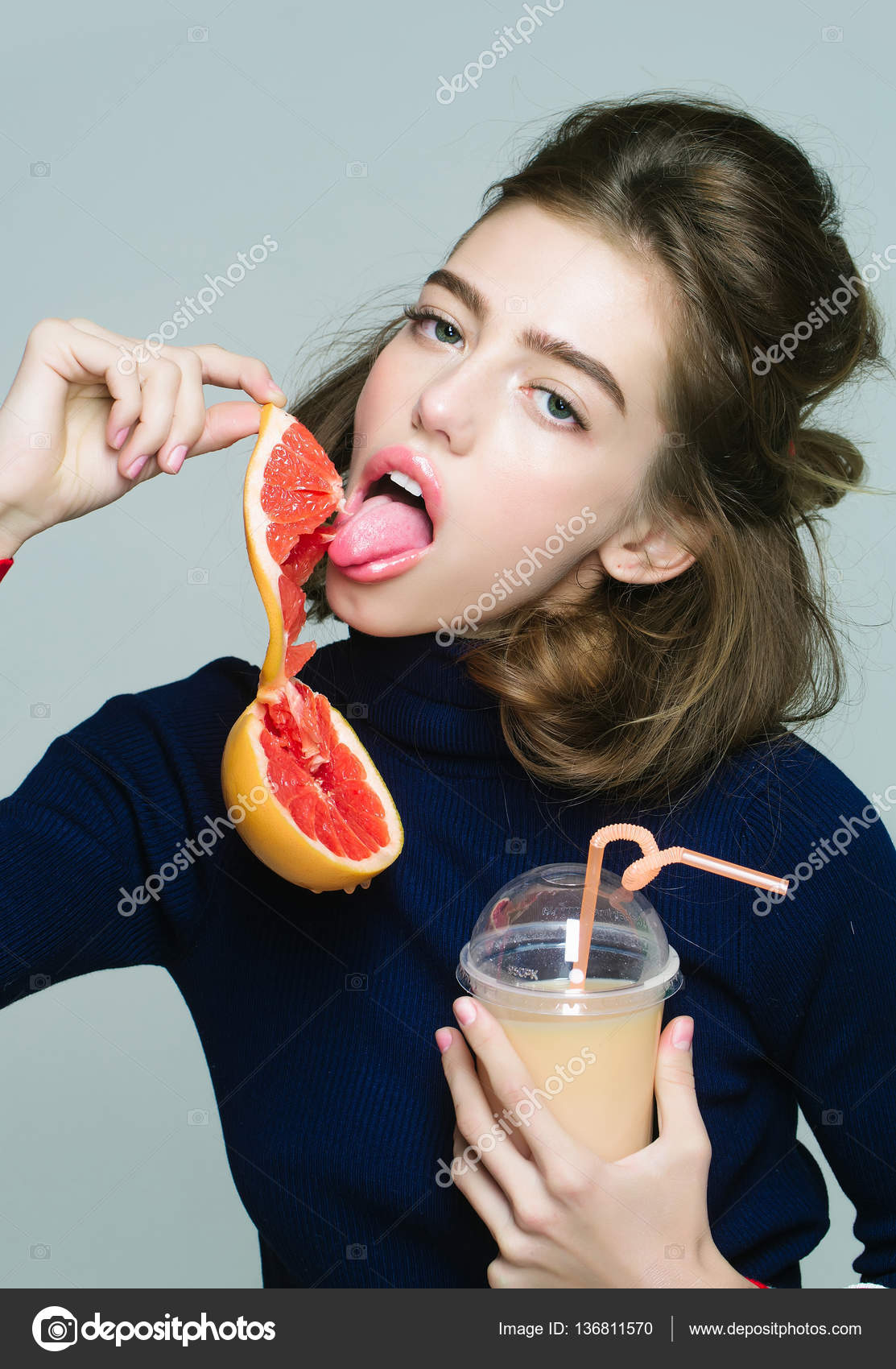 Sexy Poses With Food