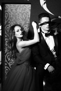 elegant young couple