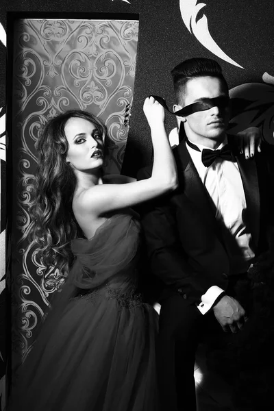 elegant young couple