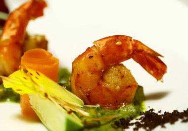 Izgara karides veya karides