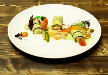 Kabak dolması rulo ve tarak