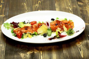 Lezzetli kırmızı balığı ya da somon