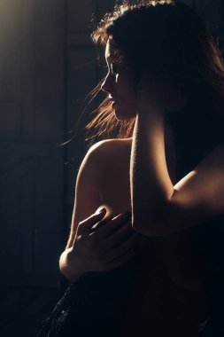 seksi çıplak kadın siluet