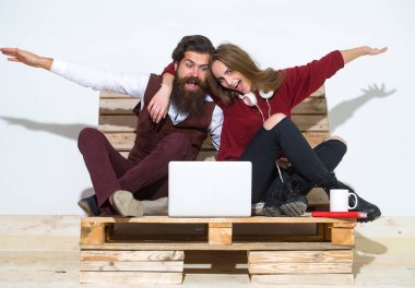 Genç çift birlikte vakit