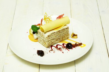 Gofret rulo ile lezzetli pasta