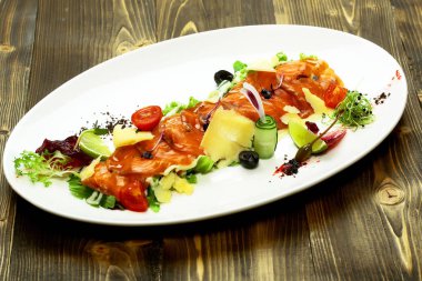 Lezzetli kırmızı balığı ya da somon