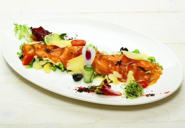 Lezzetli kırmızı balığı ya da somon