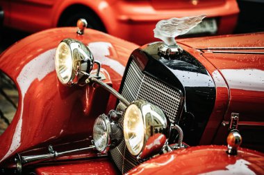 Pekin, Çin için eski retro veya antika araba