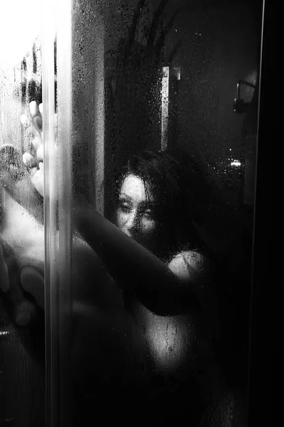 Sexy couple in shower — Stock Photo, Image