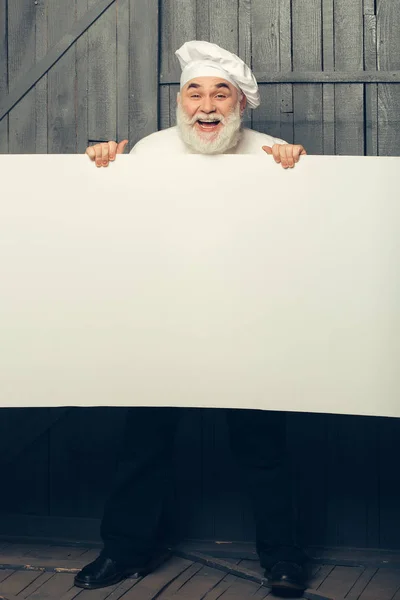 Cocine con hoja de papel grande — Foto de Stock