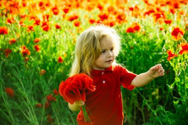 küçük çocuk veya çocuk alanında haşhaş tohumu