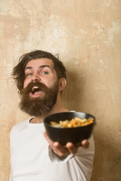 Cook or chef bearded man. — Stock Photo, Image