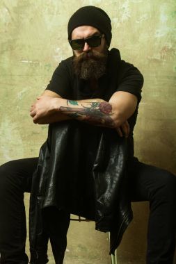 Motorcu moda ve güzellik.