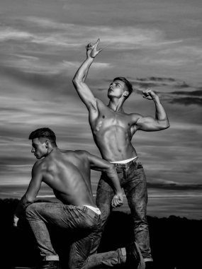 günbatımı açık erkeklerde İkizler