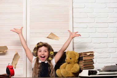 Çocuk kariyer seçmek.