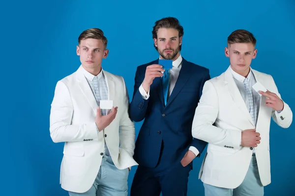 Men wearing formal suits — Stock Photo, Image