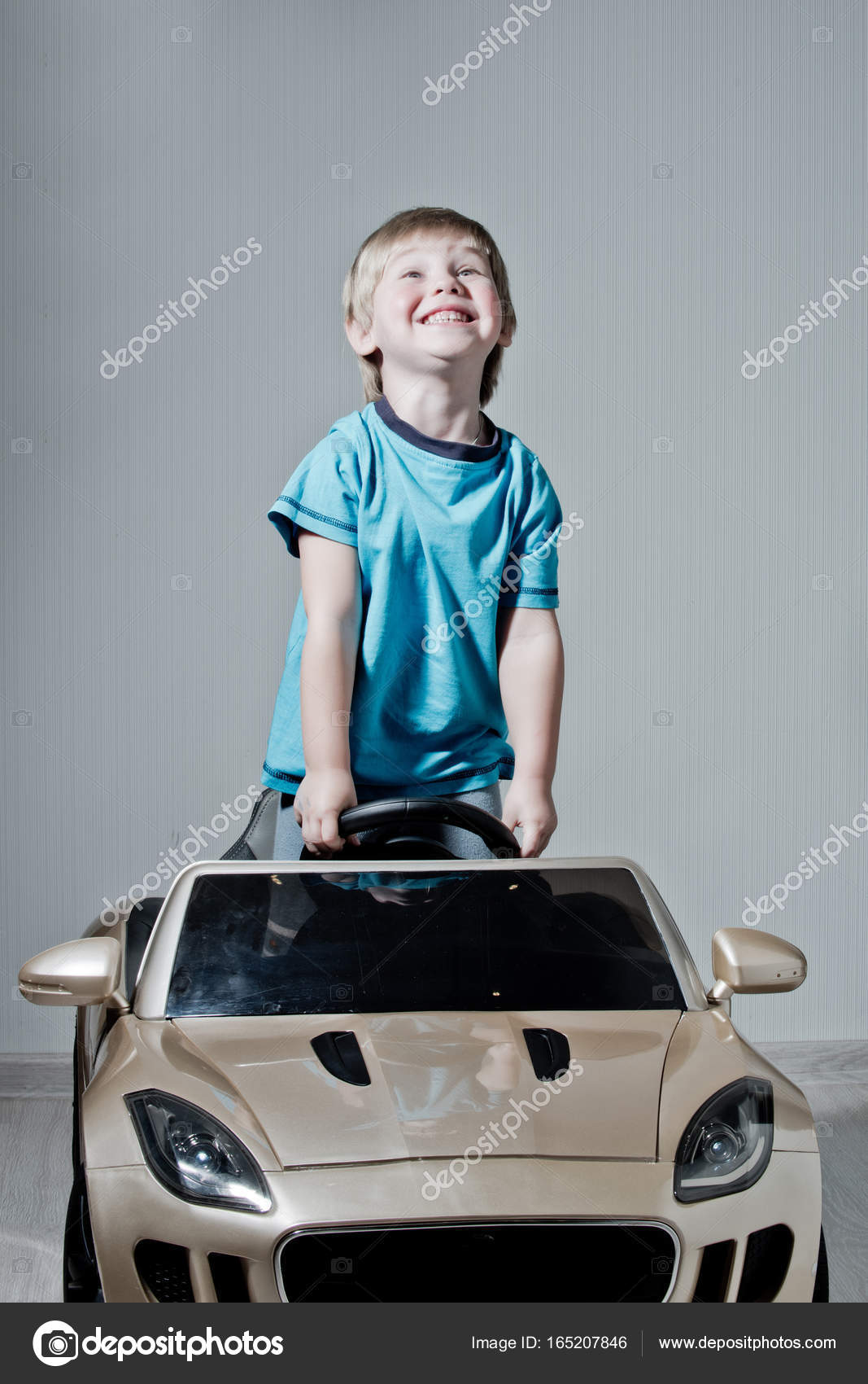 car small boy