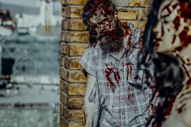 Cadılar Bayramı Cadılar Bayramı adam ya da savaş asker yaralar ile