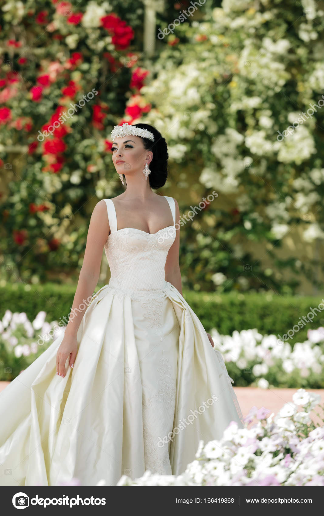 White Dress Tiara