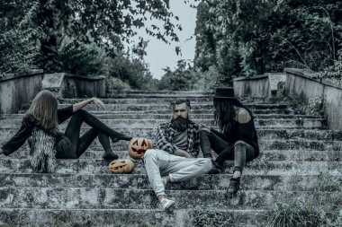 Cadılar Bayramı tatil kutlama kavramı