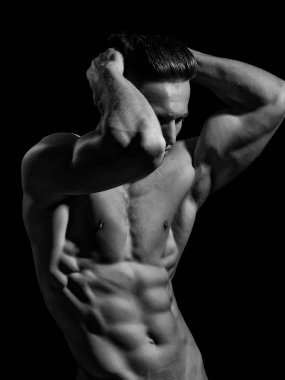 Seksi kaslı erkek