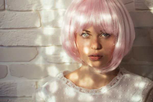 Işık ışınları cilt üzerinde kadınla