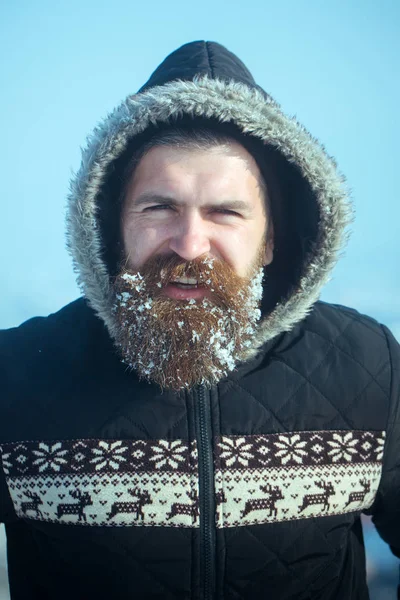 Hipster ceket ve hood.