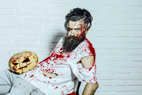 Cadılar Bayramı Savaşı asker yırtık tshirt kanama