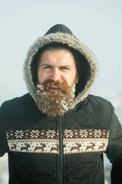 Hipster ceket ve hood.