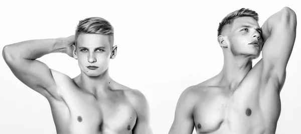 Gêmeos com corpo sexy — Fotografia de Stock