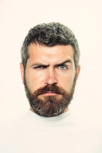 Hipster with serious face. — Stock Photo, Image