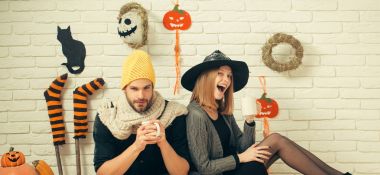 Cadılar Bayramı tatil kutlama kavramı